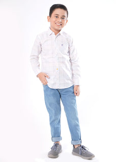 Multi Check Full Sleeves Boys Casual Shirt (BCS-67)