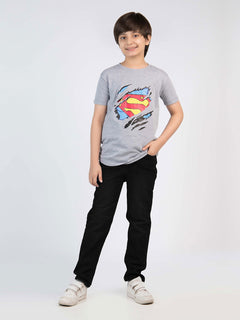 Black Plain Boys Denim Jeans (BD-20)