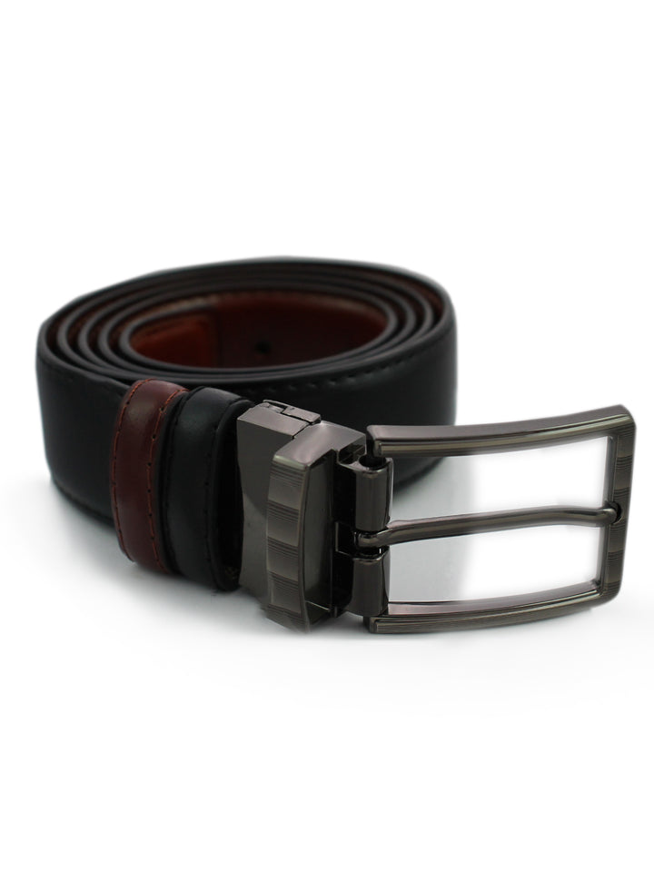 Black & Brown Reversible Leather Belt (BELT-511)