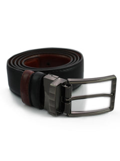 Black & Brown Reversible Leather Belt (BELT-511)