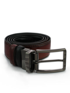 Black & Brown Reversible Leather Belt (BELT-511)