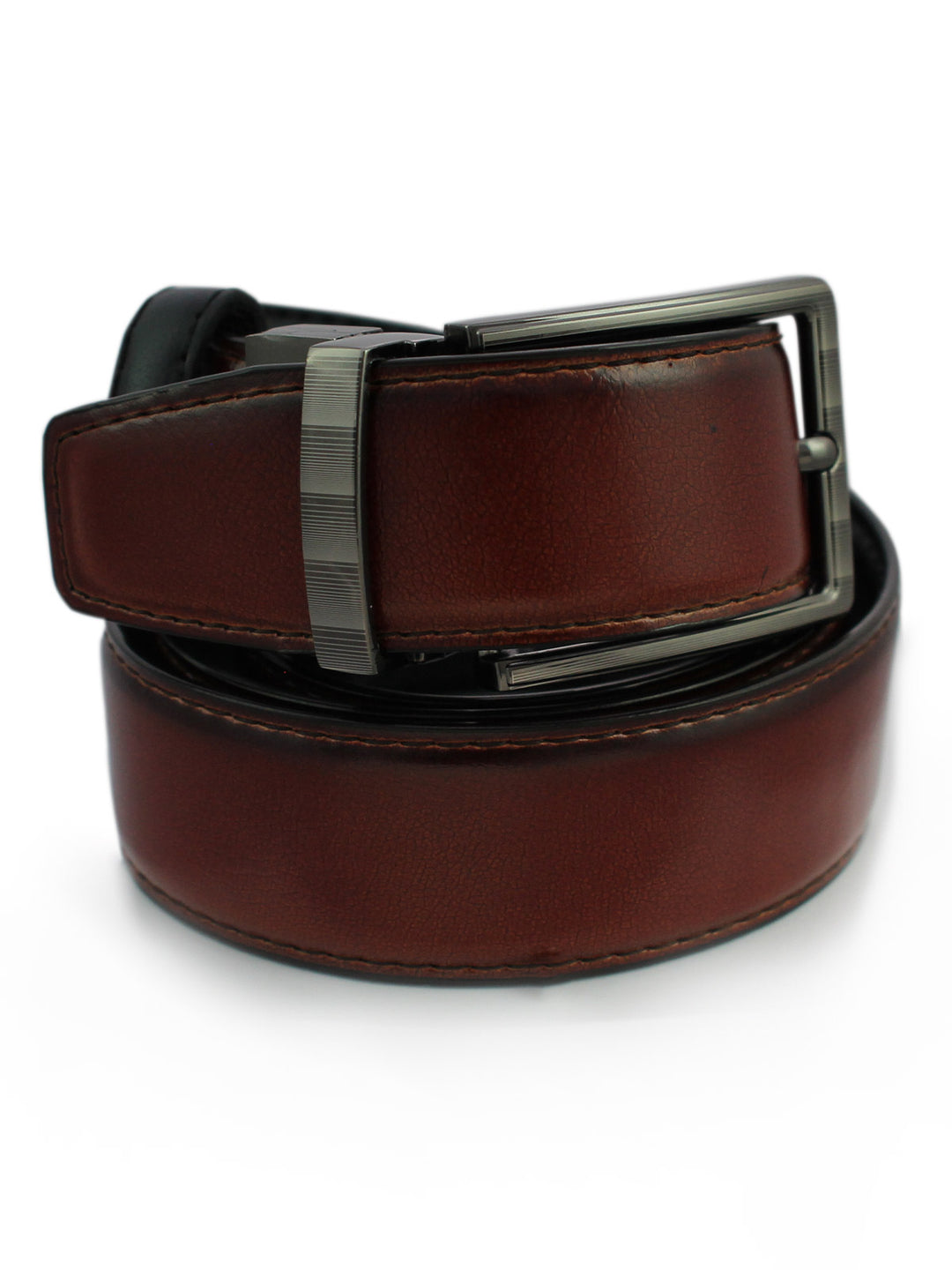 Black & Brown Reversible Leather Belt (BELT-511)