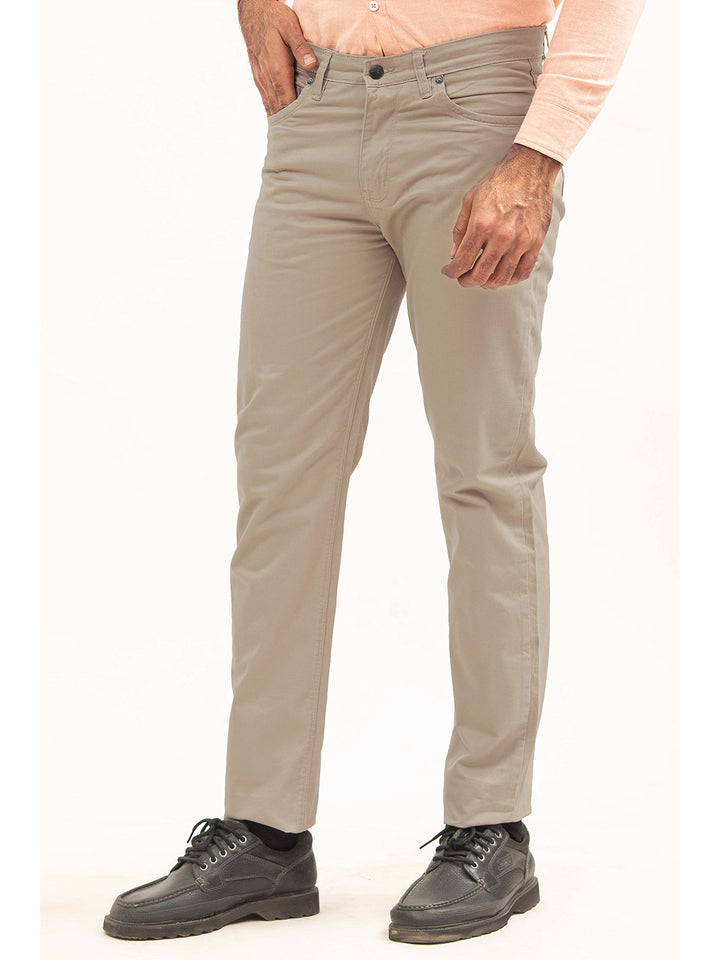 Fawn Plain Basic 5 Pockets Cotton Pant (BFP-14)