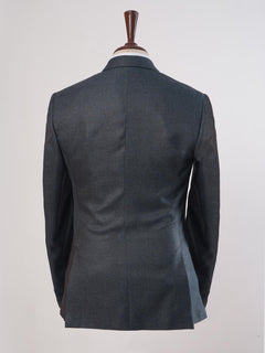 Navy Blue Self Single-Breasted Tailored Men’s Blazer (BMF-006)