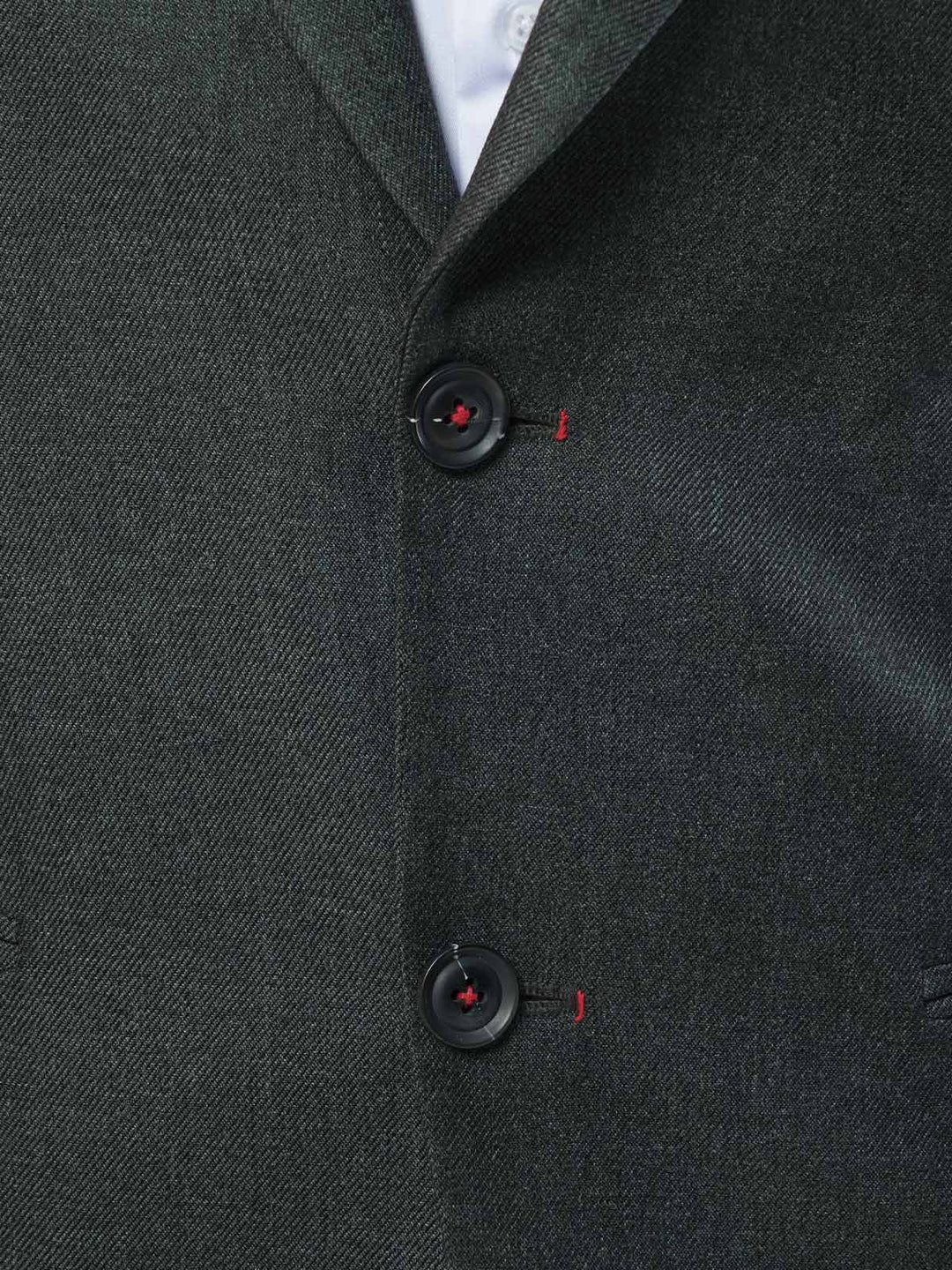 Dark Green Self Single-Breasted Tailored Men’s Blazer (BMF-016)