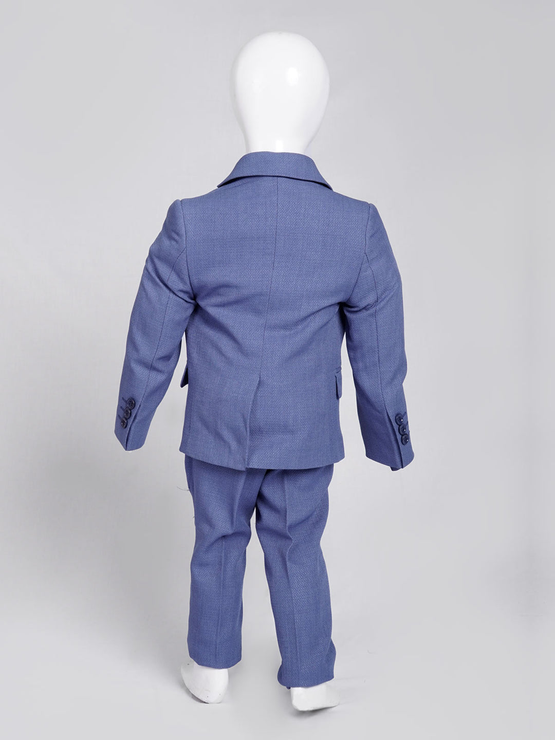 Blue Self Boys Suit for Kids 5 Piece Set Complete Suit (BST5-28)