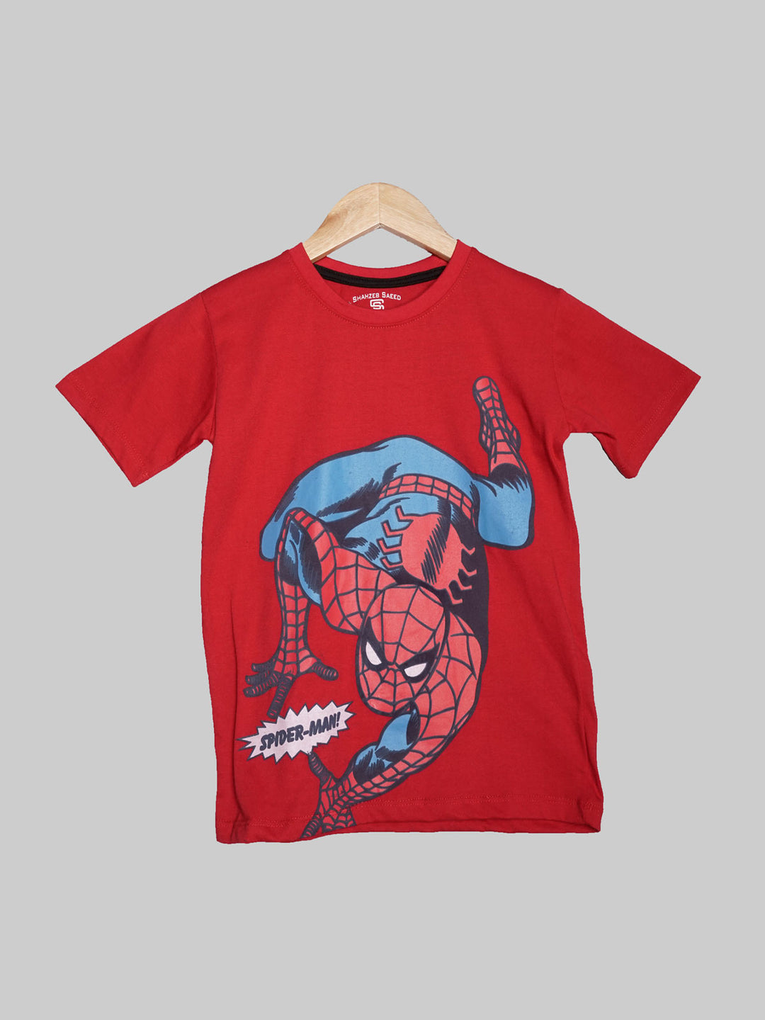 Spider man Red Half Sleeves Boys T-Shirt (BT-108)