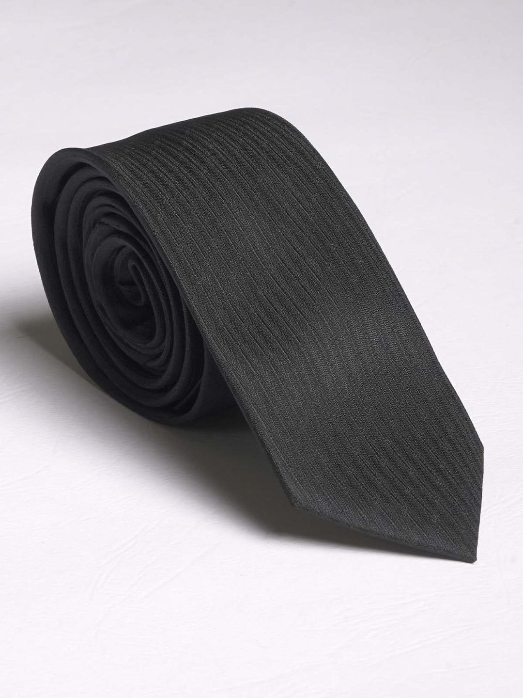 Black Luxury Line Soft Tie (TIE-595)