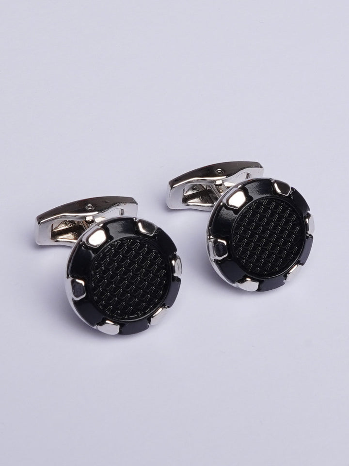 Black Net Cufflink (CUFFLINK-428)