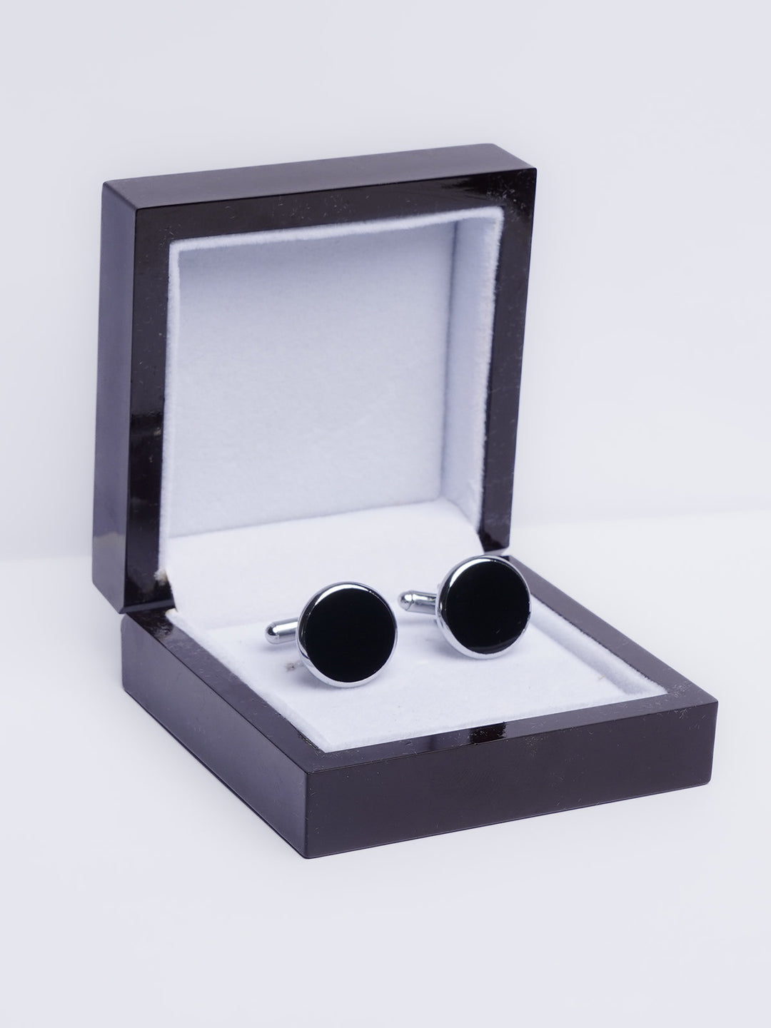 Black Round Cufflink (CUFFLINK-421)