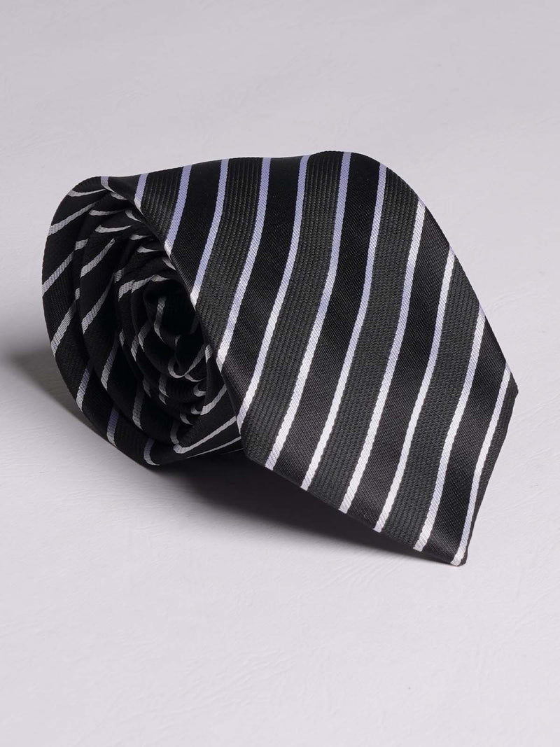 Black Striped Tie (TIE-776)