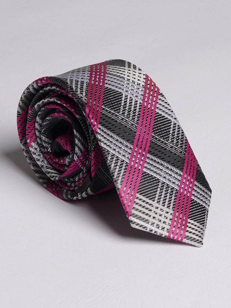 Black and Purple Tie (TIE-739)