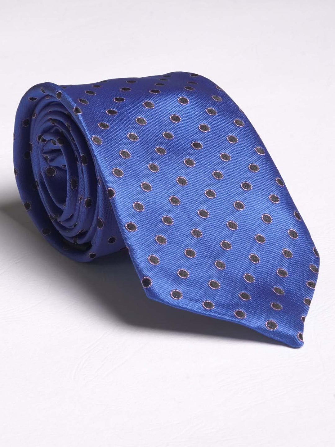 Blue Black Doted Tie (TIE-568)