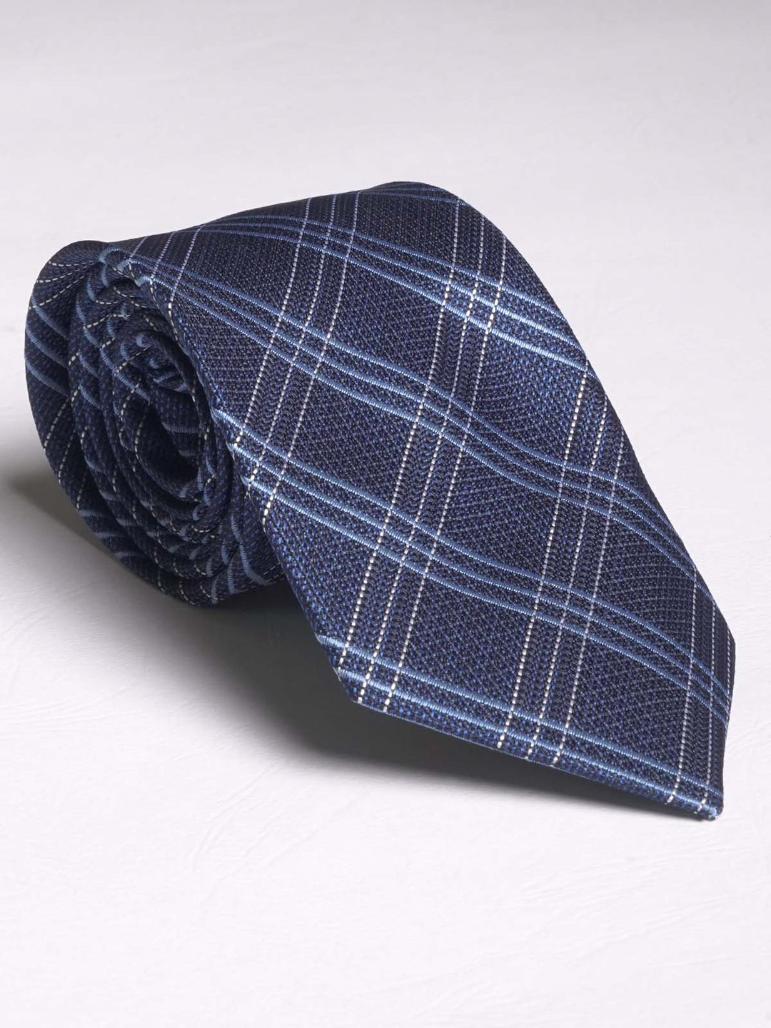 Blue Elegant Stripe Tie (TIE-583)