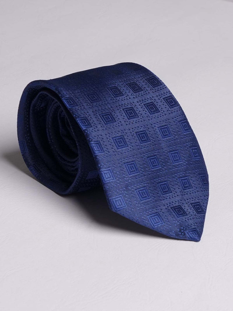 Dark Blue Textured Tie (TIE-758)