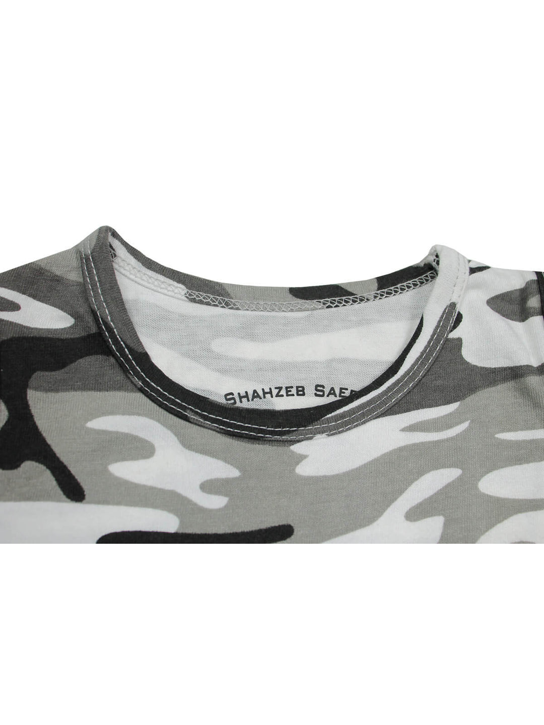 Camouflage Grey & White Boys Sando (BT-49)