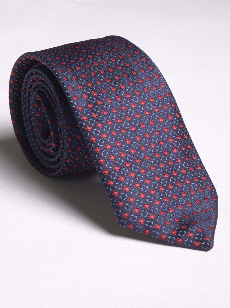 Burgundy Luxury Red Dot Tie (TIE-547)