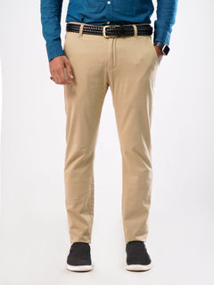 Fawn Plain Cotton Chino-24