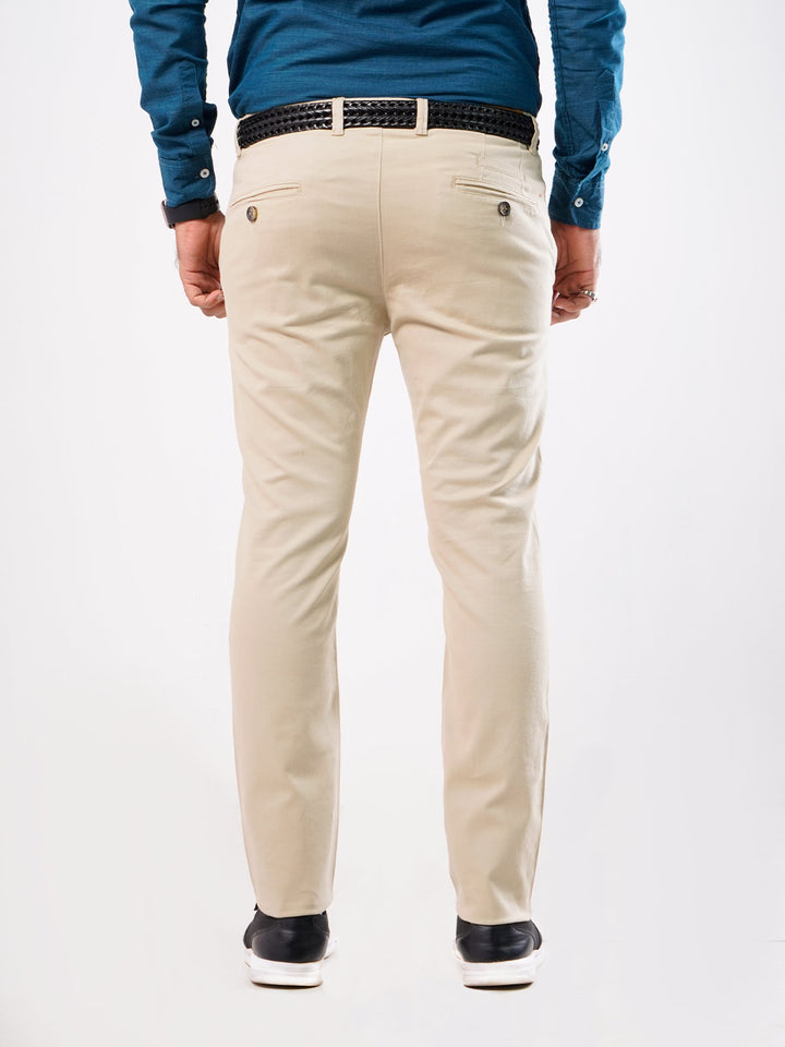 Fawn Plain Cotton Chino-22