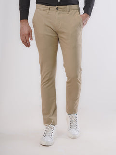 Khaki Plain Cotton Chino Pant-26