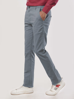 Light Grey Plain Cotton Chino Pant-25