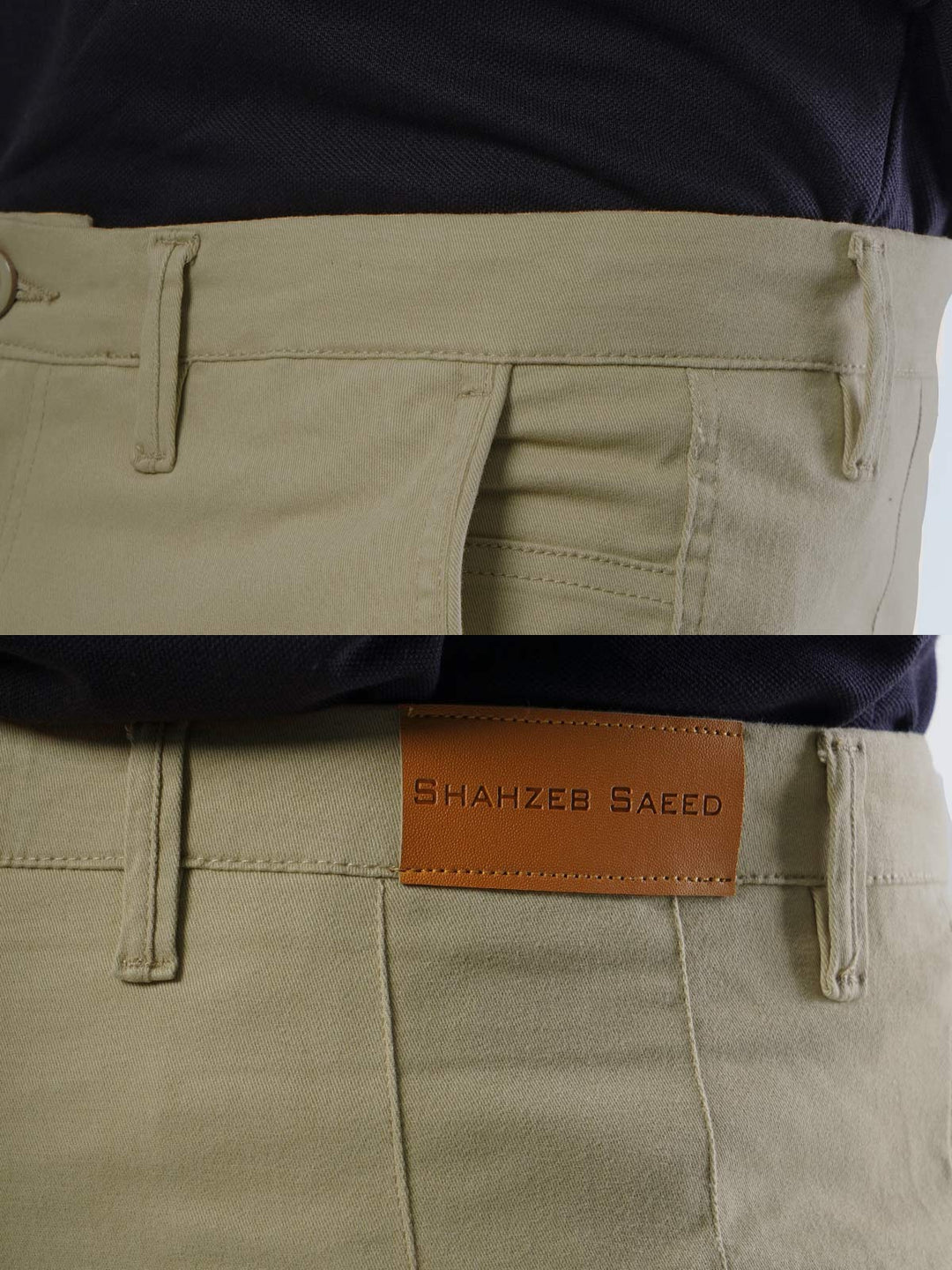 Light Khaki Plain Cotton Chino Pant-29