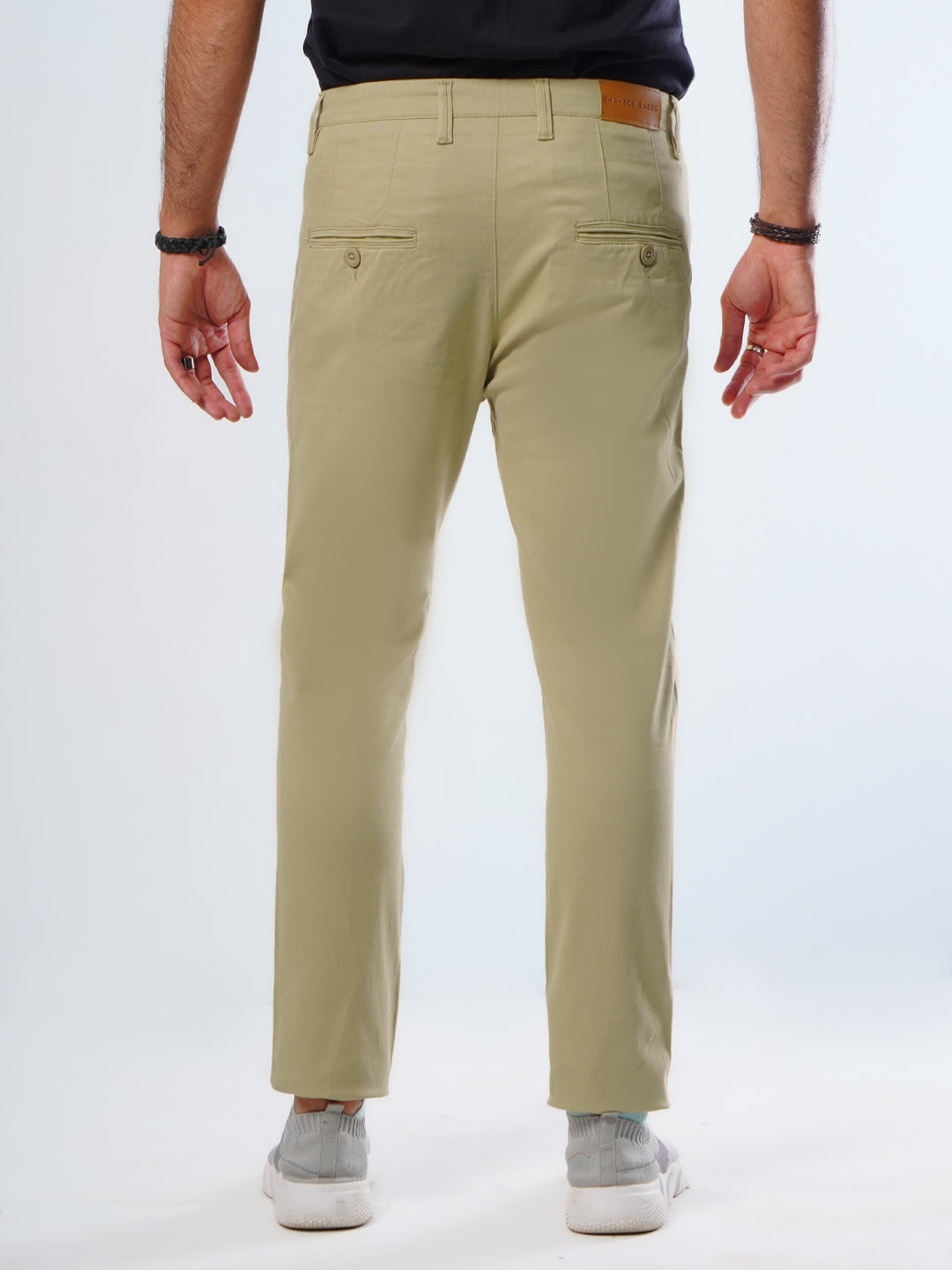 Light Khaki Plain Cotton Chino Pant-29