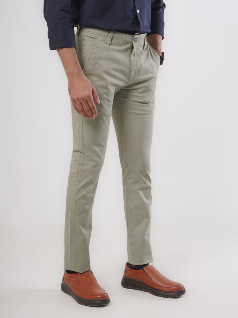 Fawn Plain Cotton Chino Pant-28