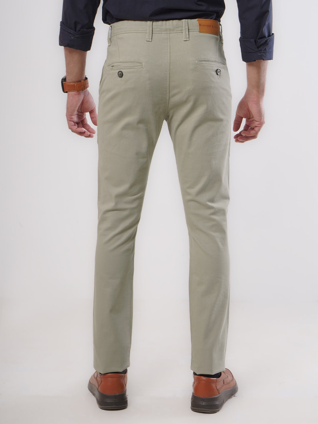 Fawn Plain Cotton Chino Pant-28