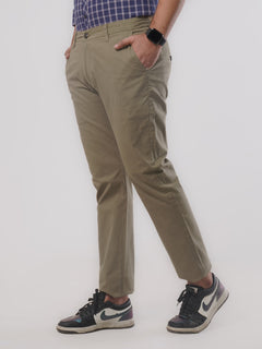 Khaki Plain Cotton Chino Pant-27