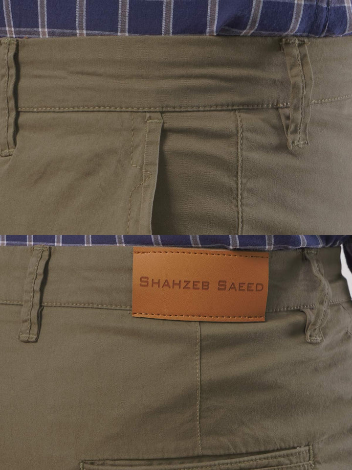 Khaki Plain Cotton Chino Pant-27