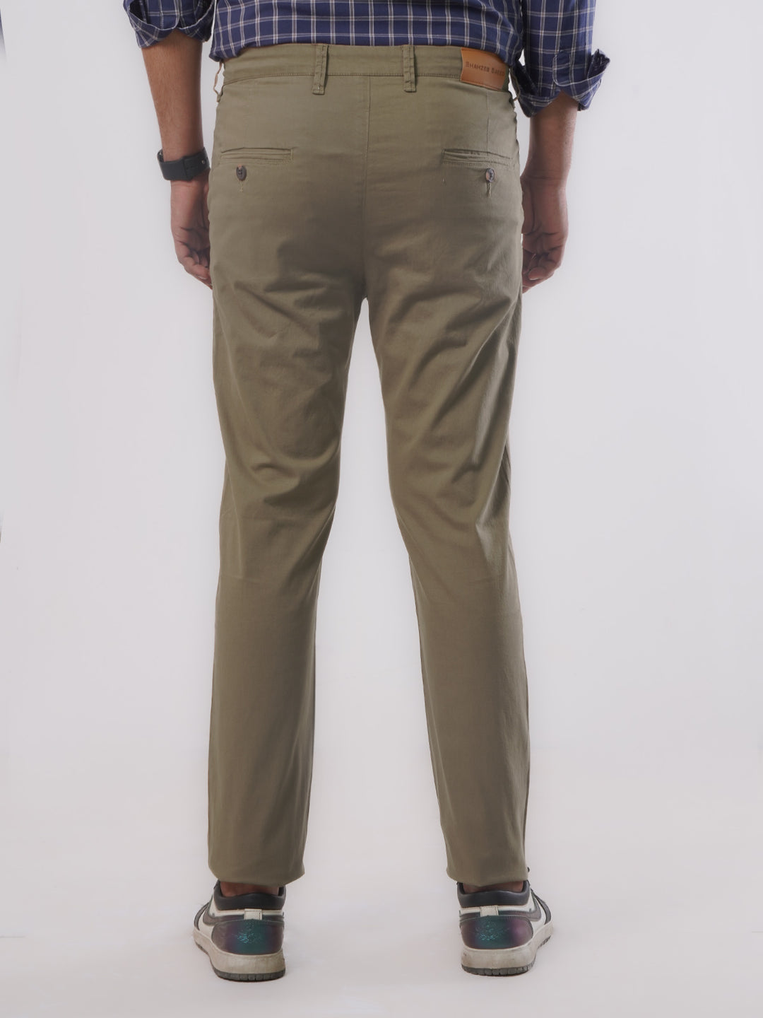 Khaki Plain Cotton Chino Pant-27