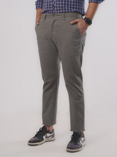 Dark Olive Plain Cotton Chino Pant-26