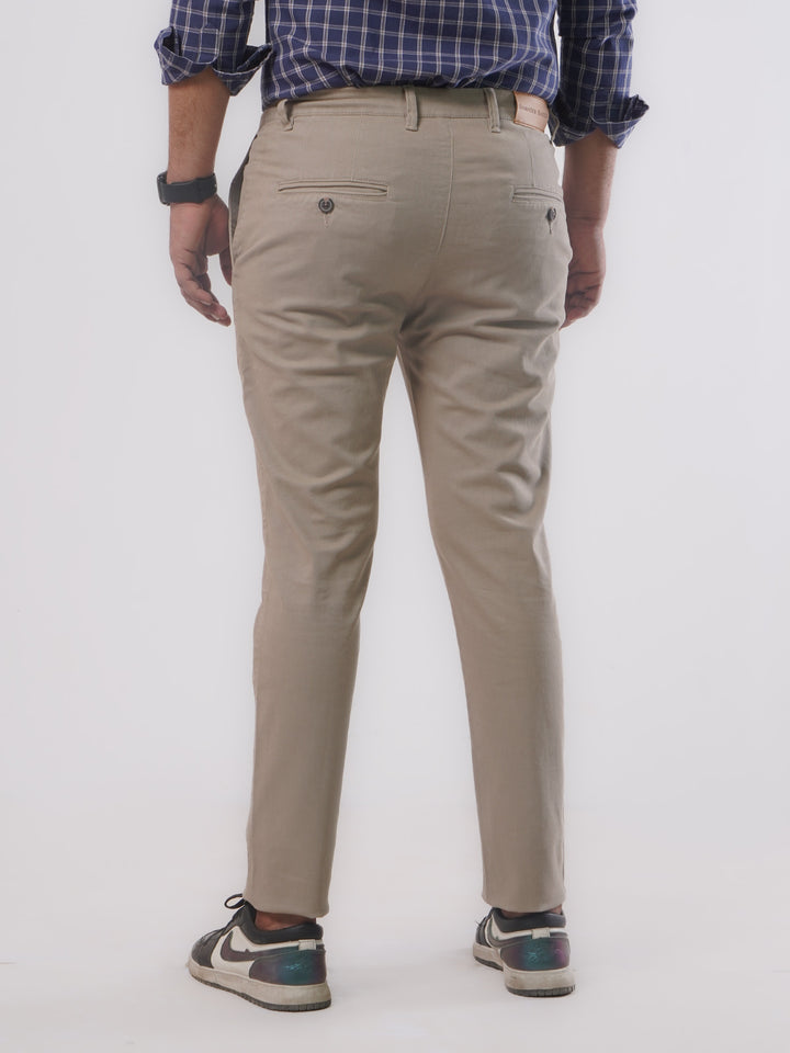 Light Khaki Plain Cotton Chino Pant-26