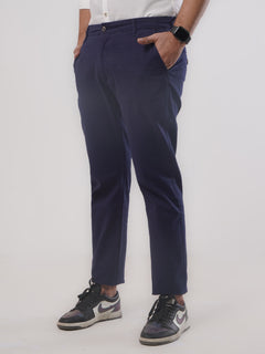 Navy Blue Plain Cotton Chino Pant-27