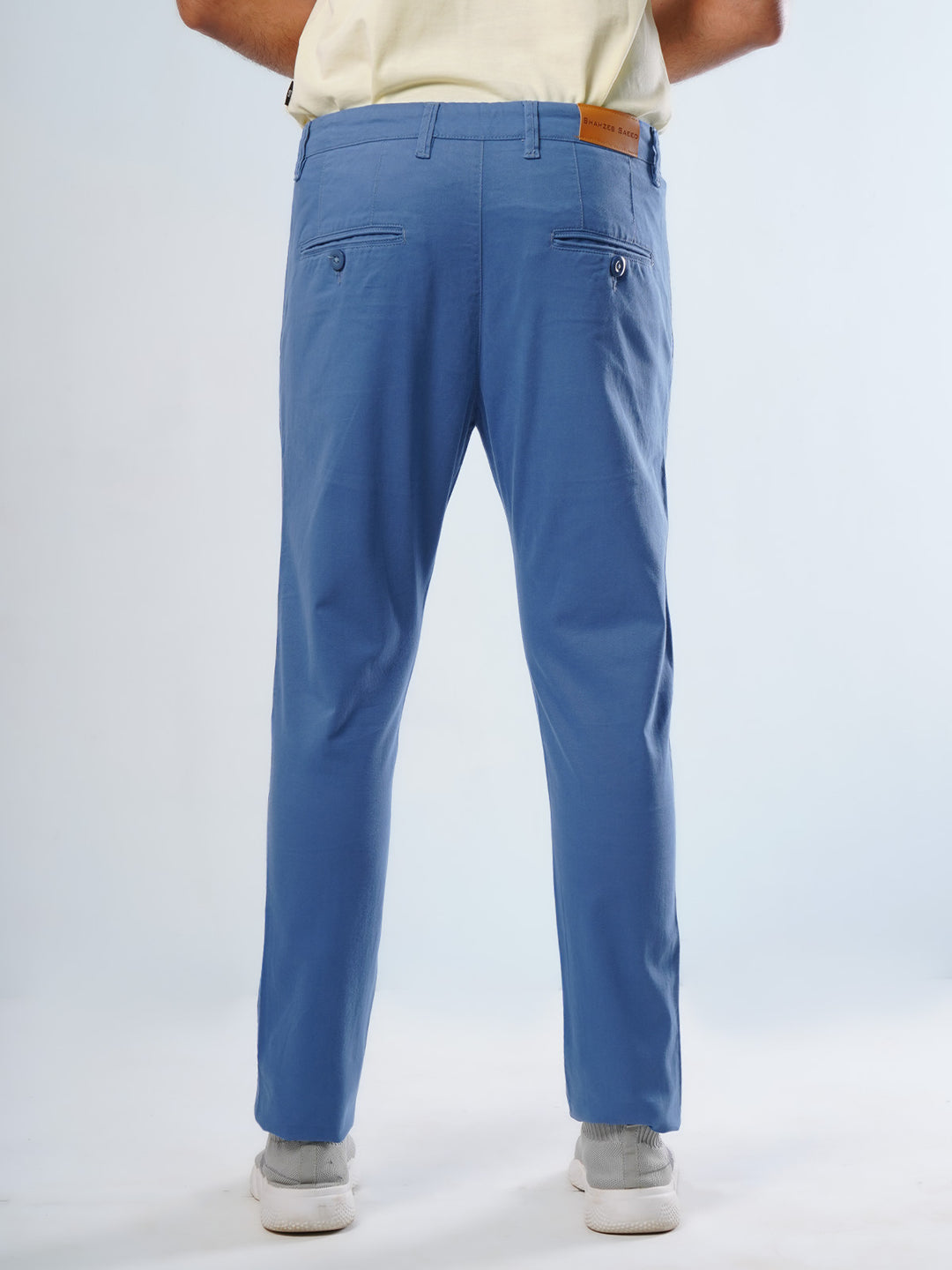 Royal Blue Plain Cotton Chino Pant-29