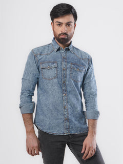 Denim Casual Shirt Blue (CSD-006)