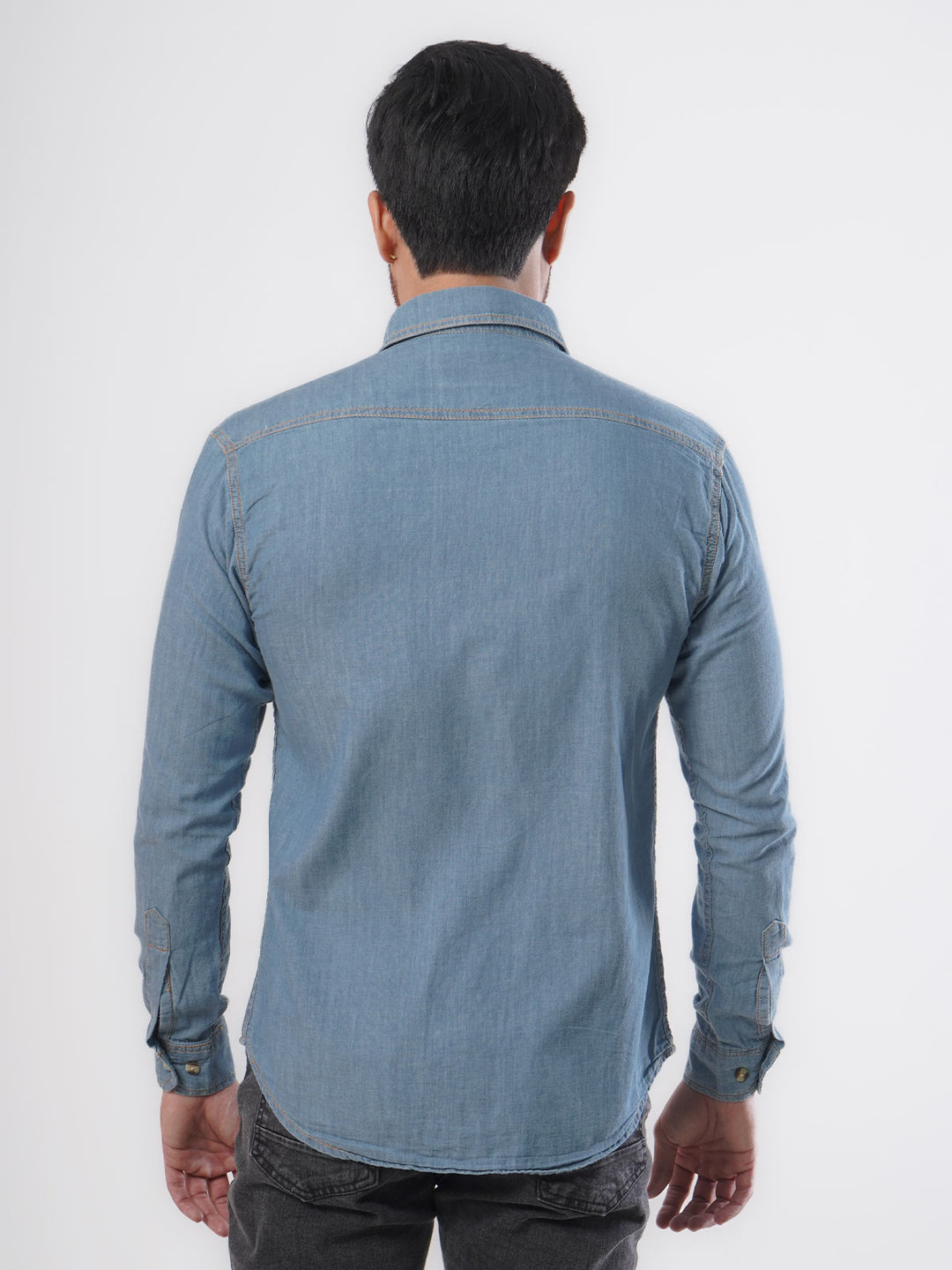 Denim Casual Shirt Sky Blue (CSD-008)