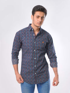 Multi Colors Printed Casual Shirt (CSP-017)