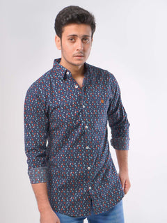 Multi Colors Printed Casual Shirt (CSP-017)