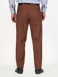 Dark Brown Wrinkle Free Trouser (CTR-87)