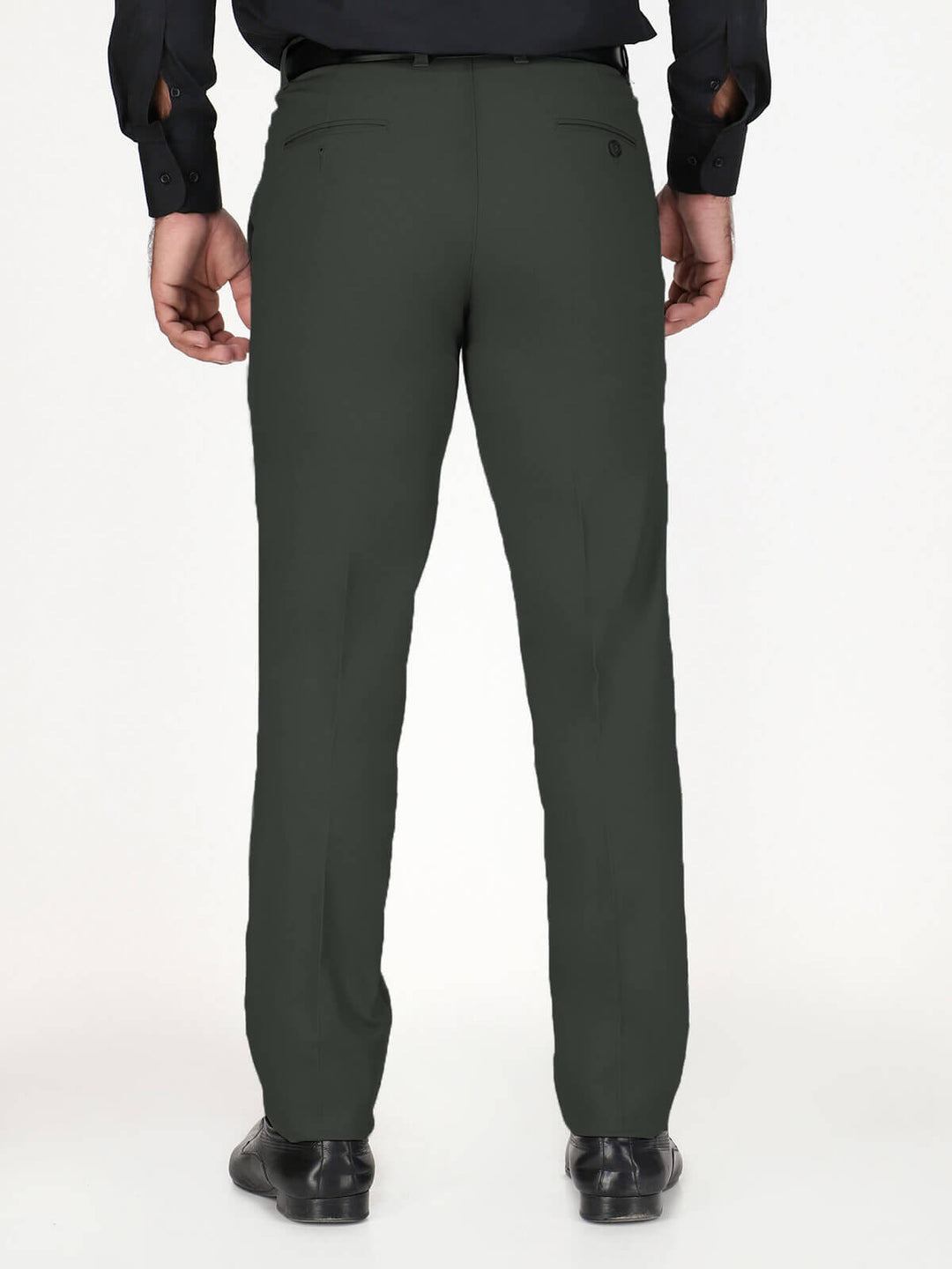 Dark Green Wrinkle Free Cotton Trouser (CTR-97)