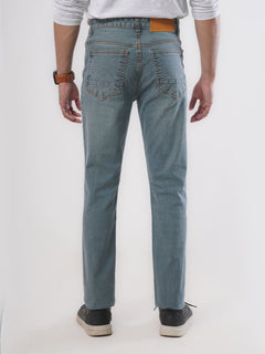 Pigeon Blue Faded Stretchable Denim Jeans-33