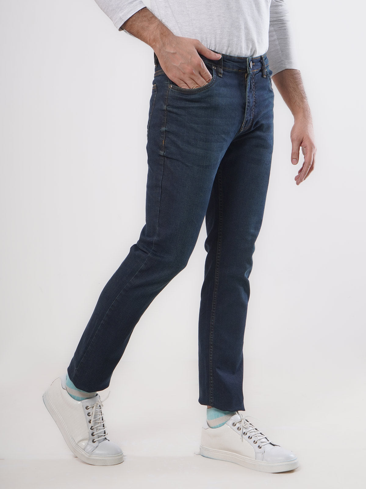 Navy Blue Denim Jeans 33