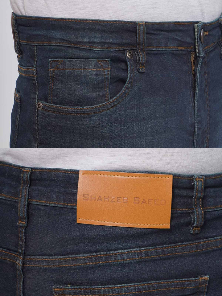 Navy Blue Denim Jeans 33