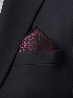 Dark Pink Designer Tie Set (TS-213)