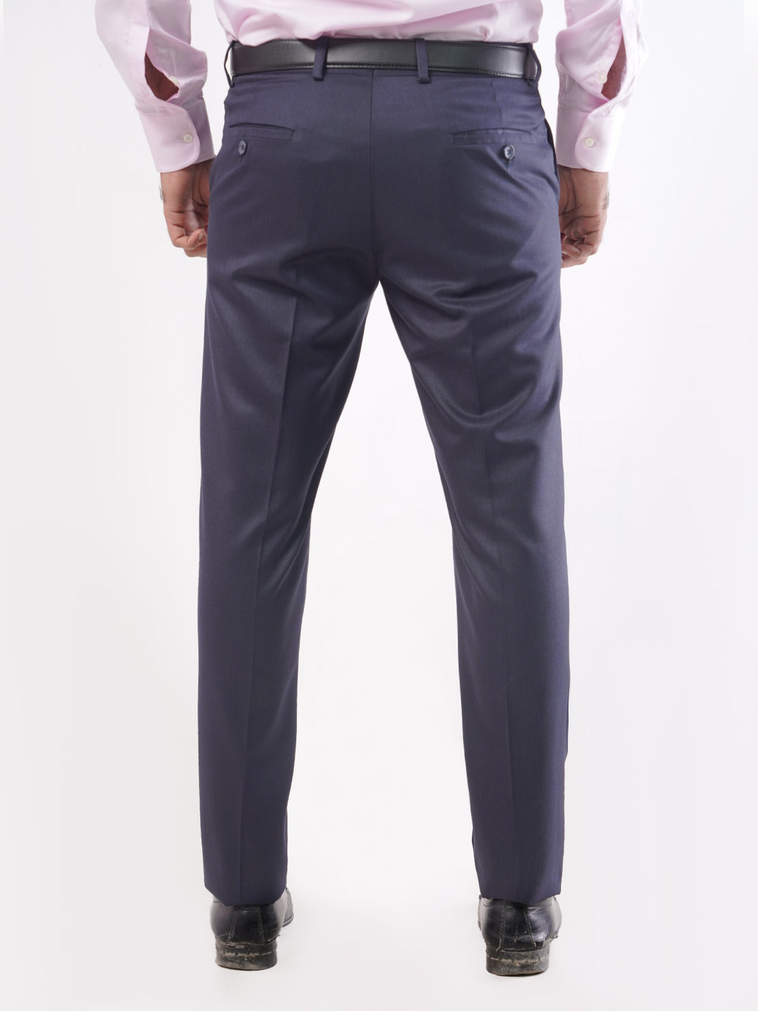 Bluish Grey Self Executive Formal Dress Trouser (FDT-031)