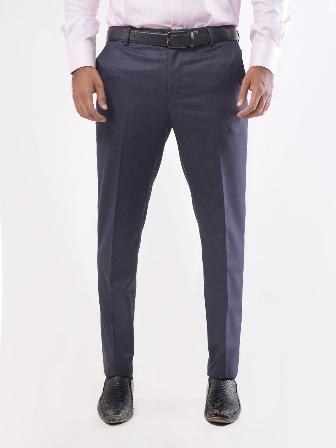 Bluish Grey Self Executive Formal Dress Trouser (FDT-031)