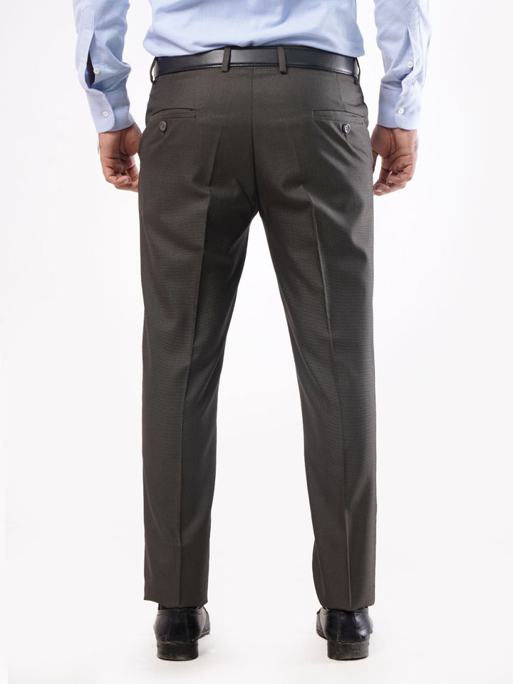 Dark Brown Self Executive Formal Dress Trouser (FDT-035)