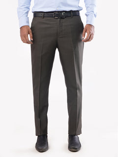 Dark Brown Self Executive Formal Dress Trouser (FDT-035)